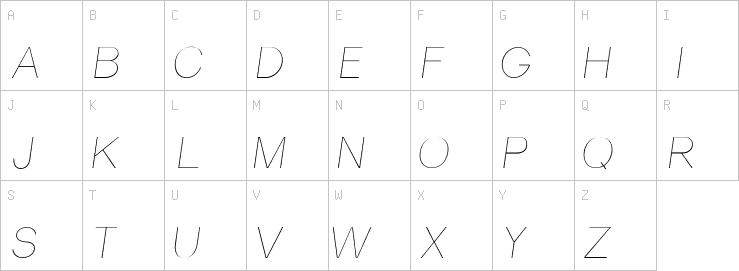 Uppercase characters