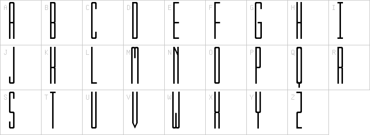 Uppercase characters