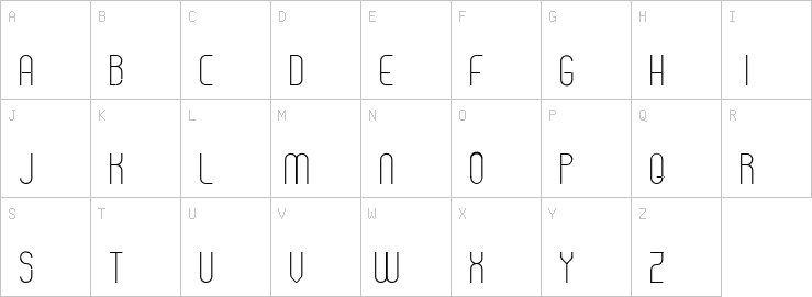 Uppercase characters