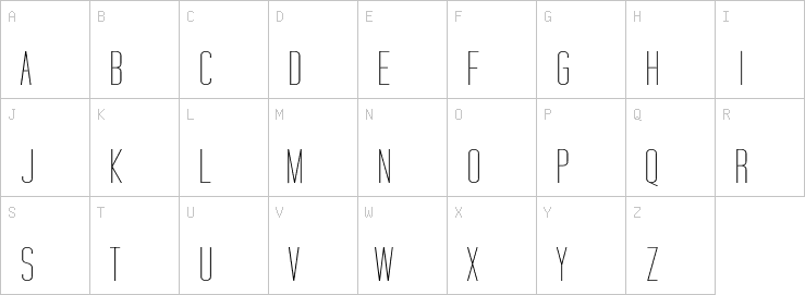 Uppercase characters