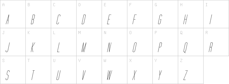 Uppercase characters