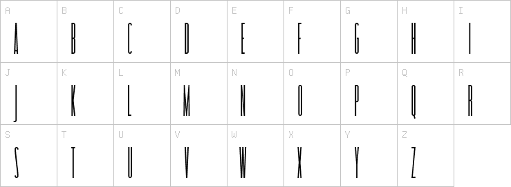 Uppercase characters