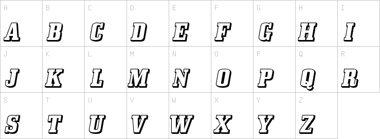 Uppercase characters