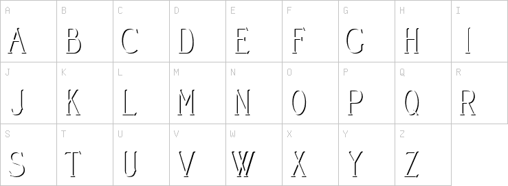 Uppercase characters