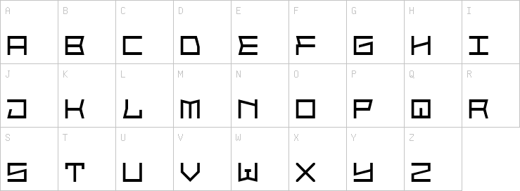 Uppercase characters