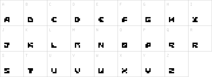 Uppercase characters