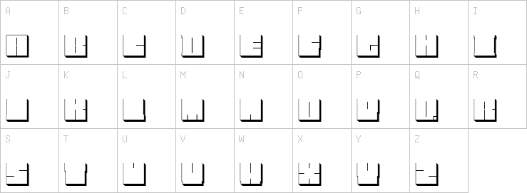 Uppercase characters