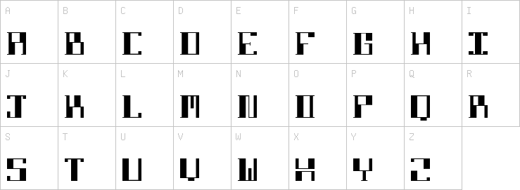 Uppercase characters