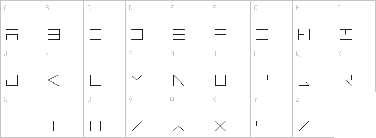 Uppercase characters