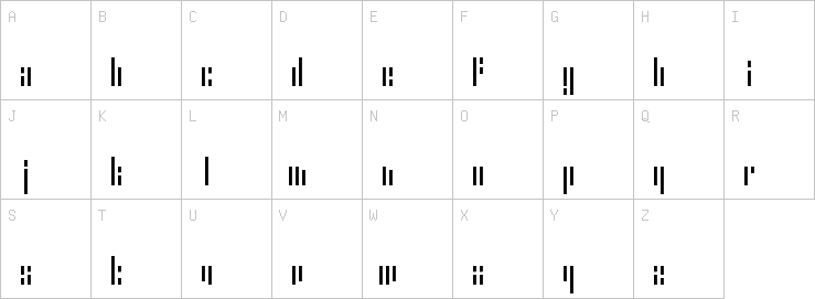 Uppercase characters