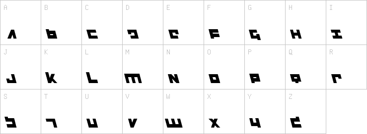 Uppercase characters