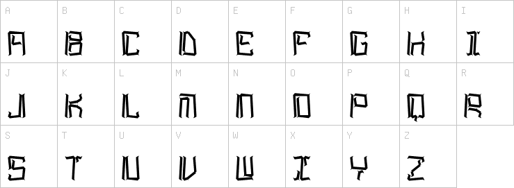 Uppercase characters