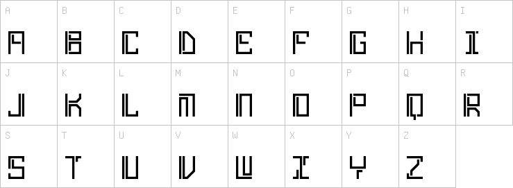 Uppercase characters