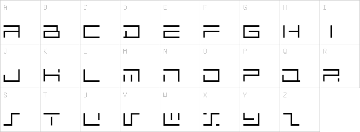 Uppercase characters