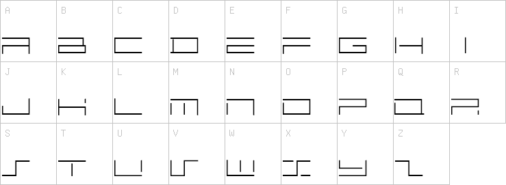 Uppercase characters