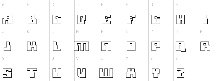 Uppercase characters