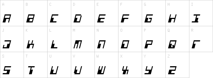 Uppercase characters