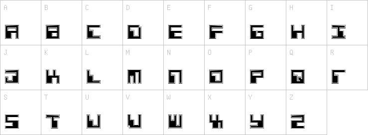 Uppercase characters