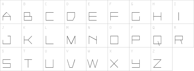 Uppercase characters