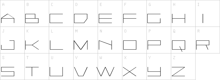 Uppercase characters