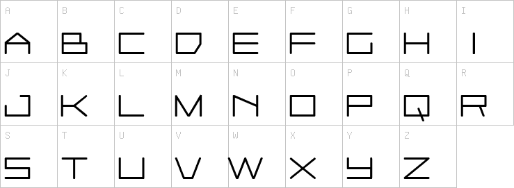 Uppercase characters