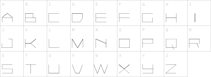 Uppercase characters