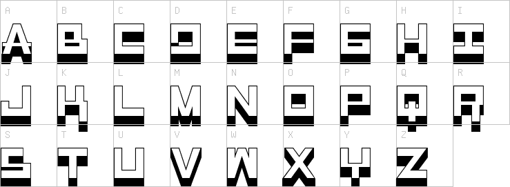 Uppercase characters