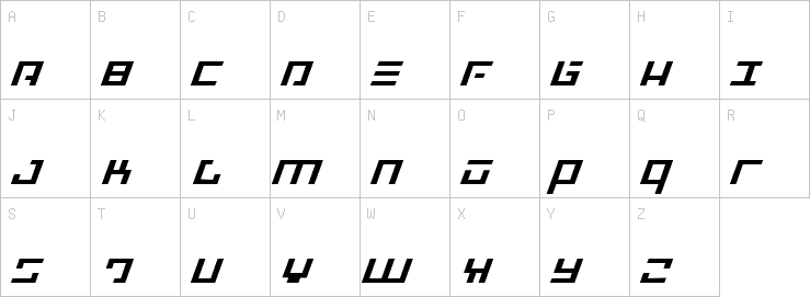 Uppercase characters