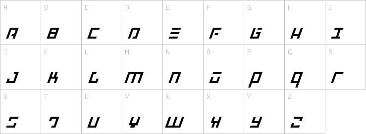 Uppercase characters