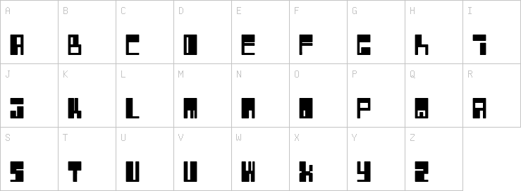 Uppercase characters