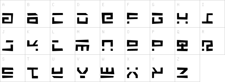 Uppercase characters