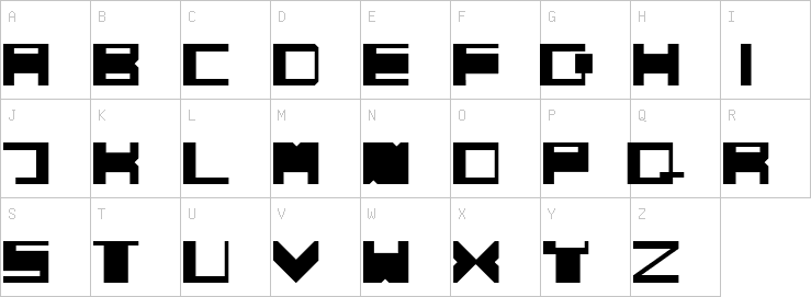 Uppercase characters