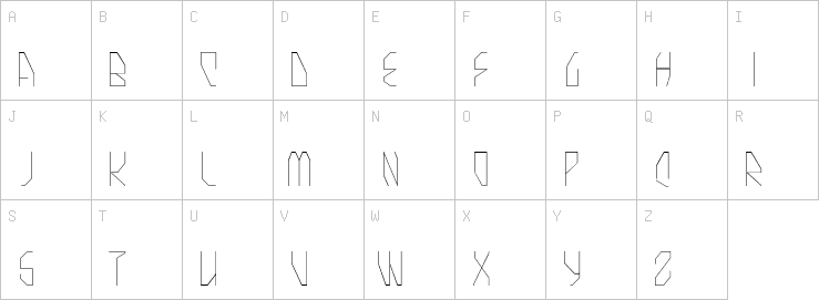 Uppercase characters