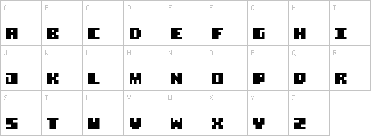 Uppercase characters