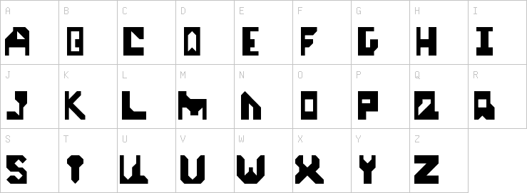 Uppercase characters