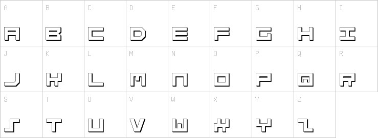 Uppercase characters