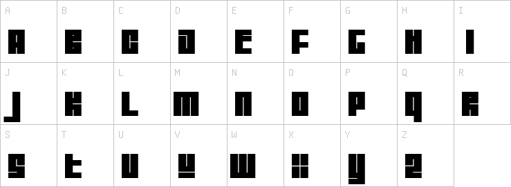 Uppercase characters