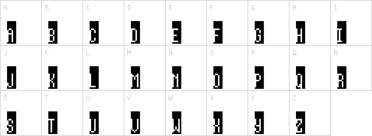 Uppercase characters