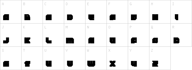 Uppercase characters