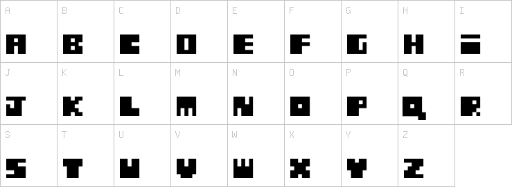 Uppercase characters