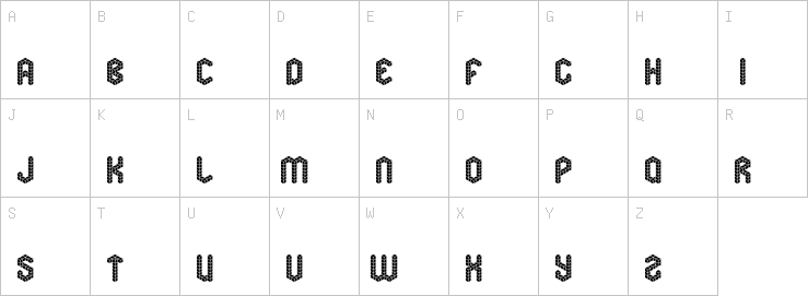 Uppercase characters