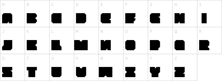 Uppercase characters