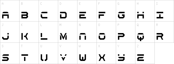 Uppercase characters