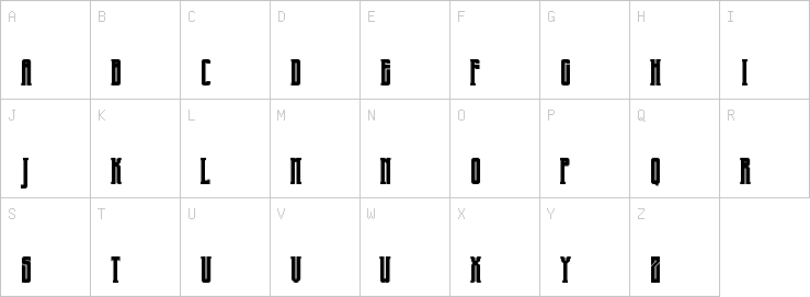 Uppercase characters