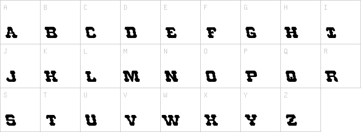 Uppercase characters