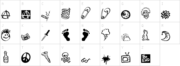 Uppercase characters