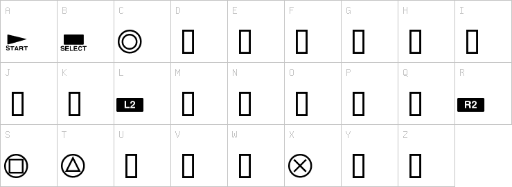 Uppercase characters