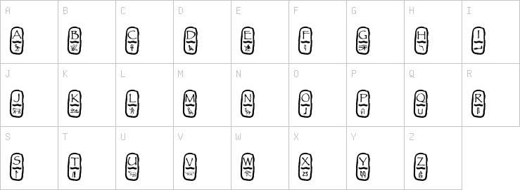 Uppercase characters