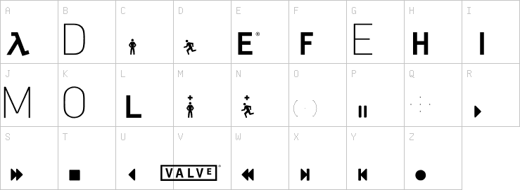 Uppercase characters