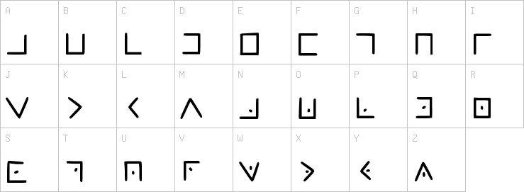 Uppercase characters